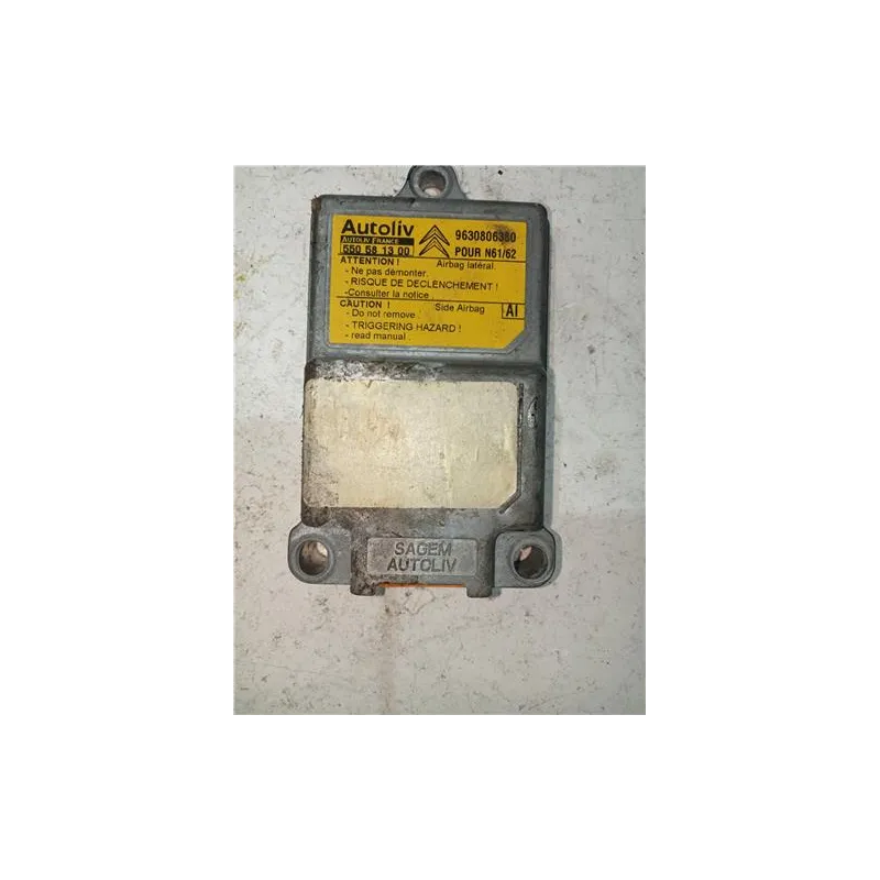 Recambio de centralita airbag para citroën xsara berlina (1997) 1.9 td referencia OEM IAM 550581300  