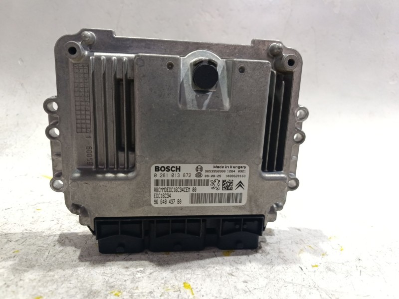 Recambio de centralita inyeccion para peugeot partner furgoneta/monovolumen 1.6 hdi referencia OEM IAM 0281013872  