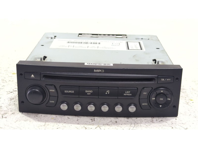 Recambio de sistema audio / radio cd para peugeot partner furgoneta/monovolumen 1.6 hdi referencia OEM IAM 96663937XT  