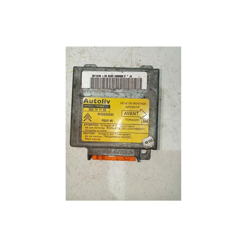 Recambio de centralita airbag para citroën xsara berlina (1997) 1.9 td referencia OEM IAM 9636894280  