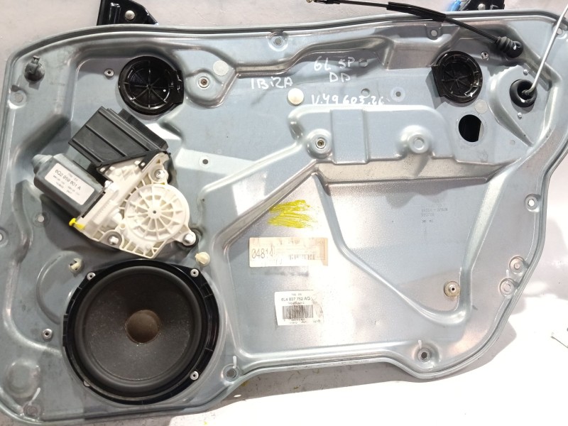 Recambio de mecanismo elevalunas delantero derecho para seat ibiza iii (6l1) 1.9 sdi referencia OEM IAM 6L4837752AQ  