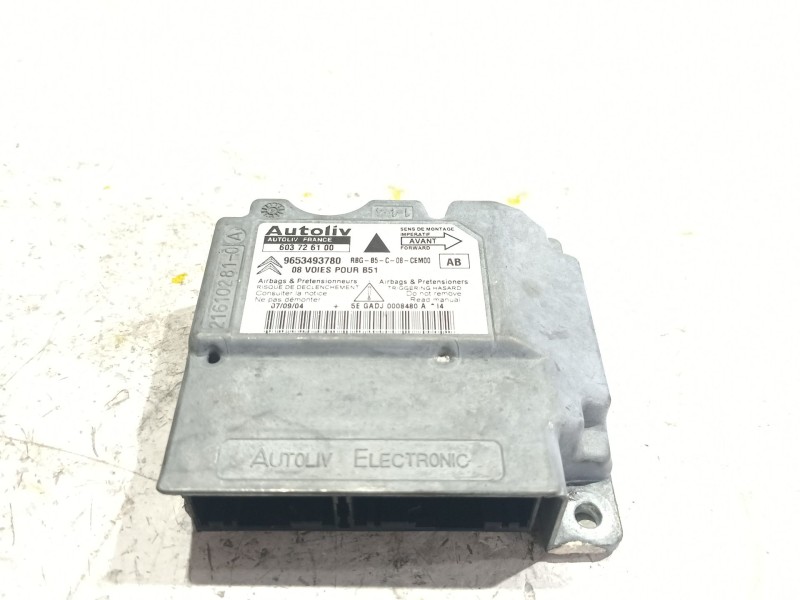 Recambio de centralita airbag para citroën c4 i (lc_) 2.0 hdi referencia OEM IAM 9653493780  