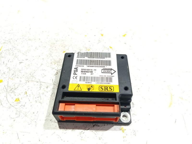 Recambio de centralita airbag para citroën c5 berlina hdi (dcrhzb, dcrhze) referencia OEM IAM 9648403180  