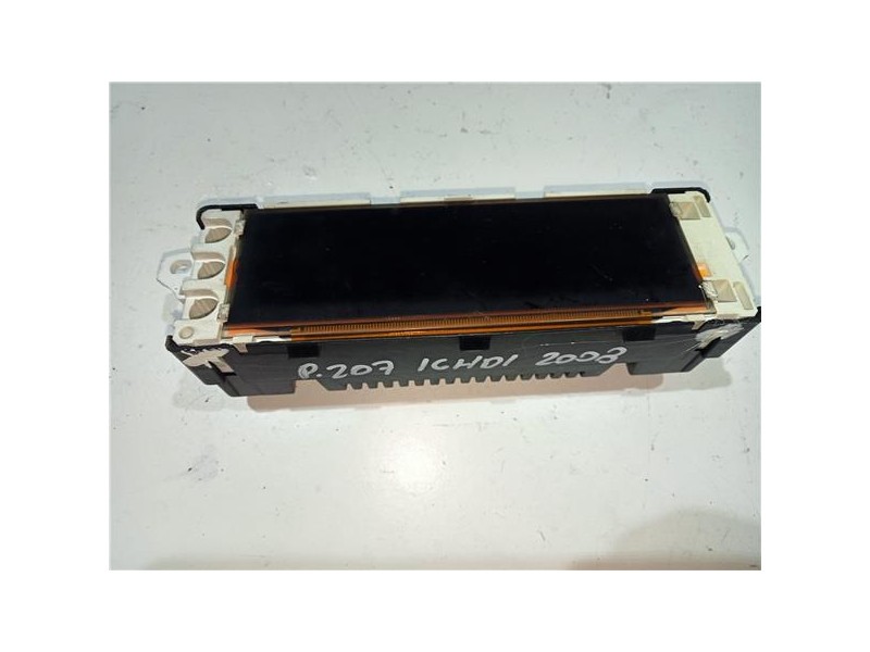 Recambio de pantalla navegador para peugeot 207 (2006) 1.4 confort [1,4 ltr. - 50 kw hdi] referencia OEM IAM 966448398000  