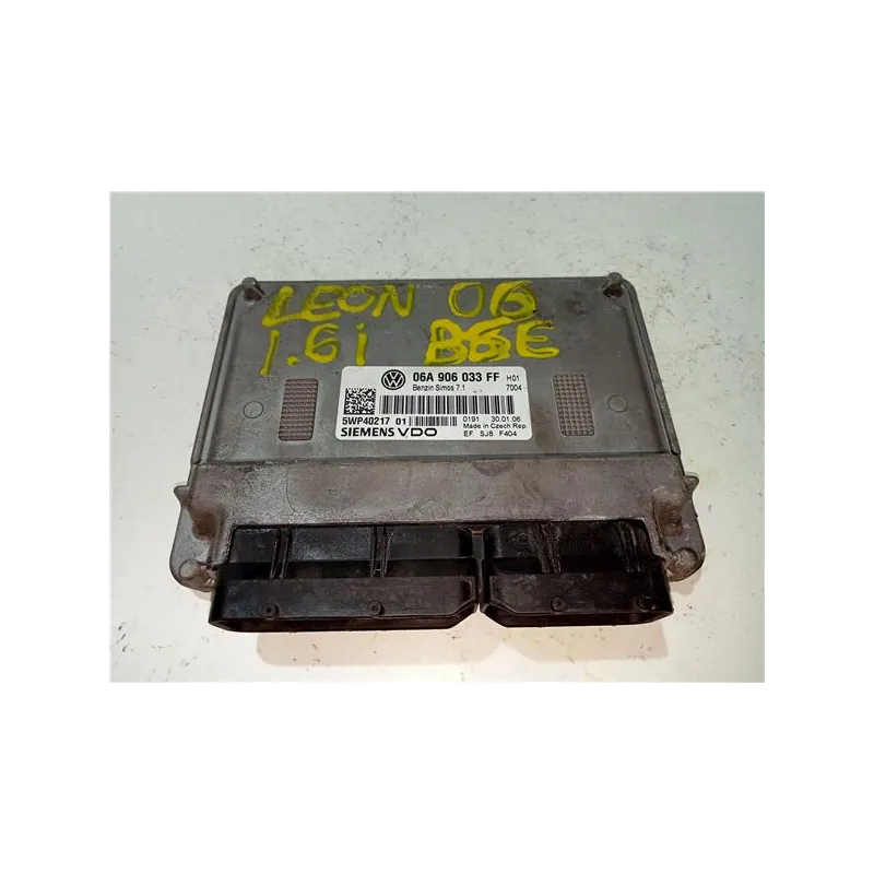 Recambio de centralita inyeccion para seat leon (1p1)(05.2005) tdi 16v referencia OEM IAM 06A906033FF  