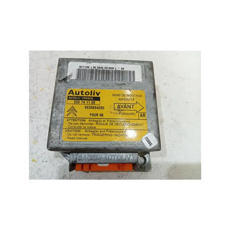 Recambio de centralita airbag para citroën xsara berlina (1997) 1.9 td referencia OEM IAM 550741100  