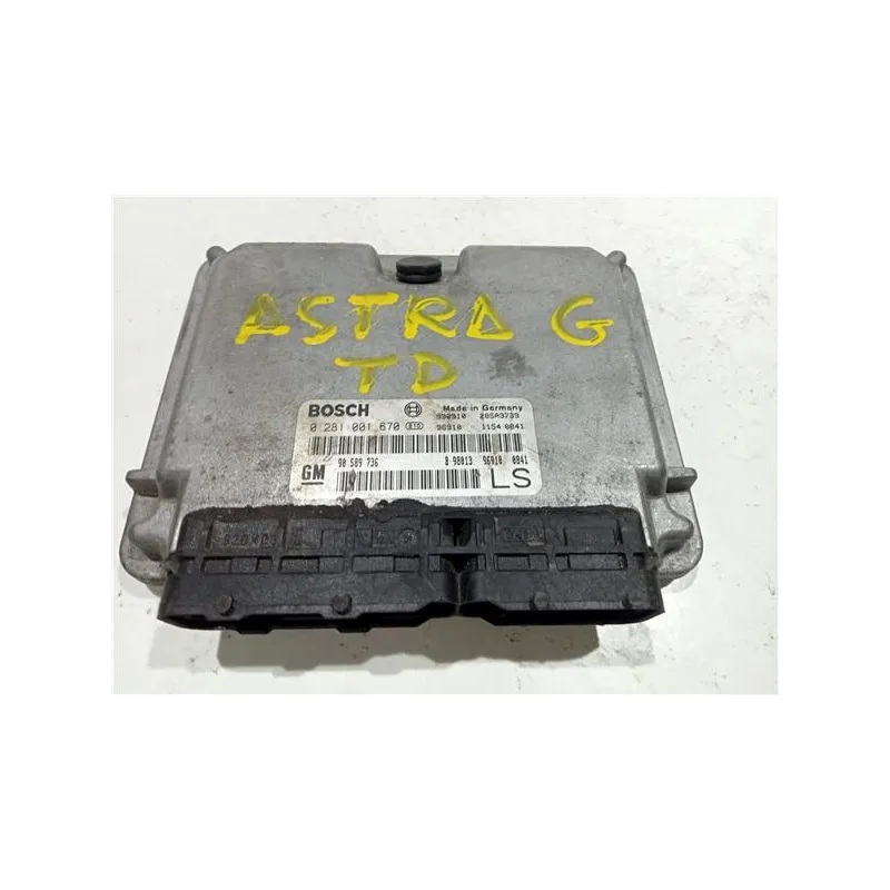 Recambio de centralita inyeccion para opel astra g berlina di referencia OEM IAM 0281001670  