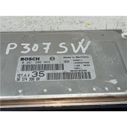 Recambio de centralita inyeccion para peugeot 307 break / sw (s1)(04.200206.2005) 1.6 16v referencia OEM IAM 9657499880 ME74435 