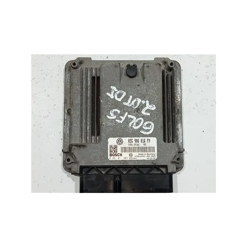 Recambio de centralita inyeccion para volkswagen golf v (1k1)(2003) 2.0 tdi 16v referencia OEM IAM 03G906016FM EDC16U1  