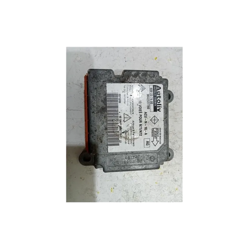 Recambio de centralita airbag para citroën xsara berlina (1997) 1.9 td referencia OEM IAM 600237400  