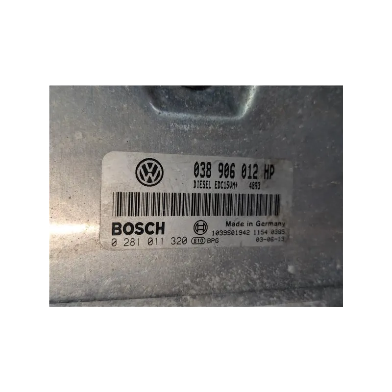 Recambio de centralita inyeccion para seat ibiza (6l1)(04.2002) 1.9 tdi referencia OEM IAM 038906012HP  