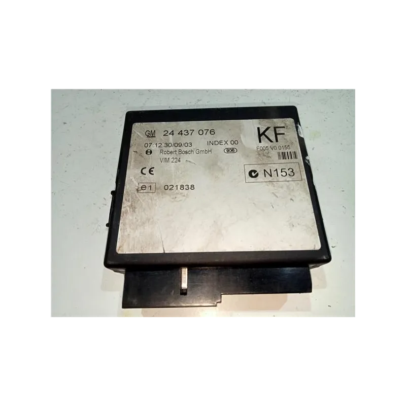 Recambio de centralita inyeccion para opel astra g cabrio (2001) referencia OEM IAM 24437076KF  