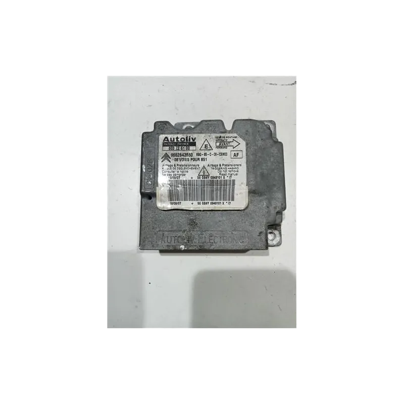 Recambio de centralita airbag para citroën c4 berlina (06.2004) 2.0 16v referencia OEM IAM 603726100  