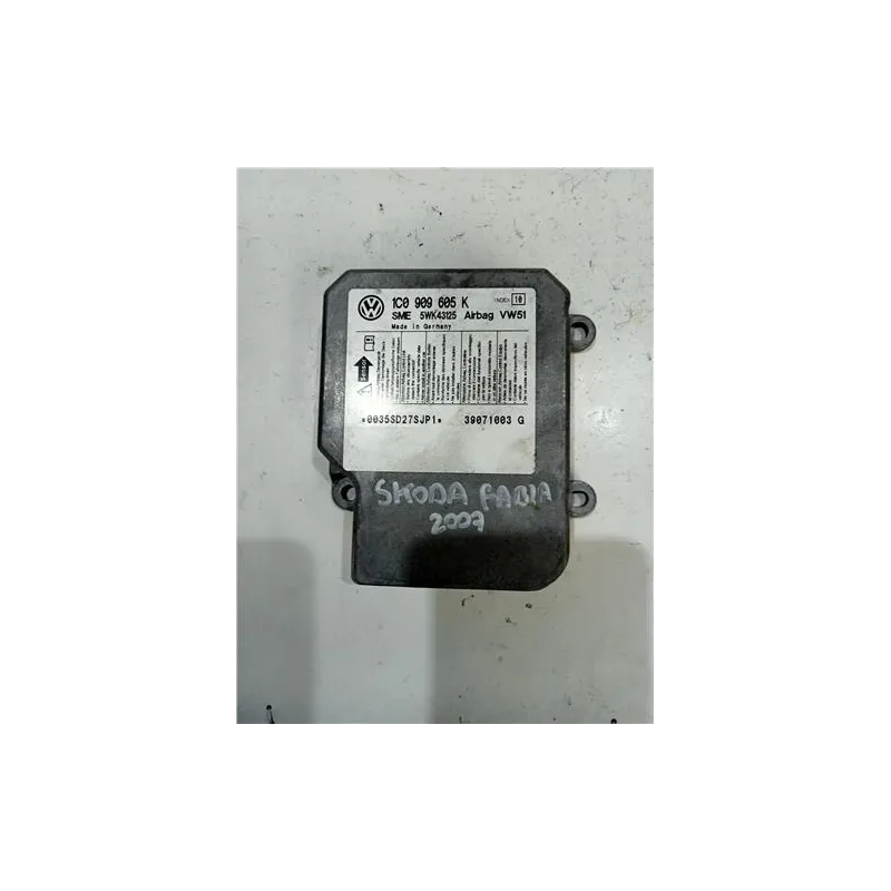 Recambio de centralita airbag para skoda fabia (5j2)(2007) 1.4 tdi referencia OEM IAM 1C0909605K  