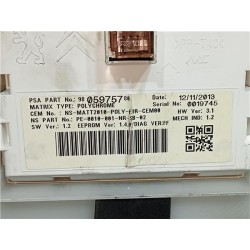 Recambio de cuadro completo para peugeot 208 (01.2012) 1.2 access [1,2 ltr. - 60 kw 12v vti] referencia OEM IAM 9805975780  