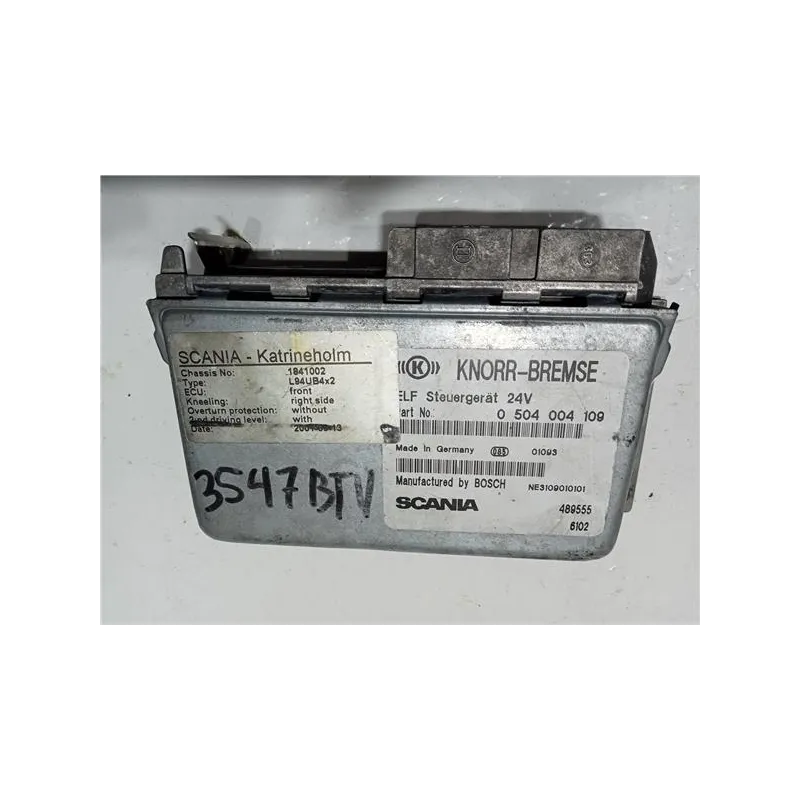 Recambio de centralita para scania e 0339 l094ub4x2 cidade ii referencia OEM IAM 0504004109  