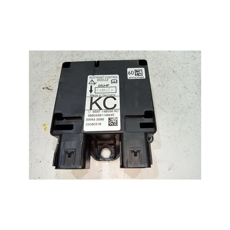 Recambio de centralita airbag para ford fiesta (cbk)(2002) referencia OEM IAM 6S6T14B056KC  