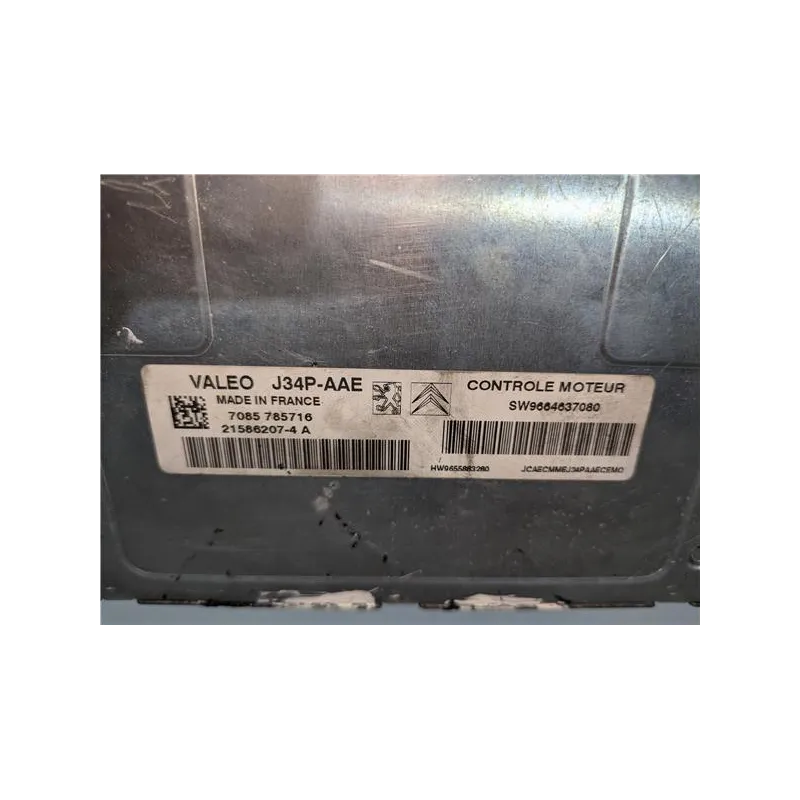 Recambio de centralita inyeccion para peugeot 206 (1998) 1.4 hdi eco 70 referencia OEM IAM SW9664637080  