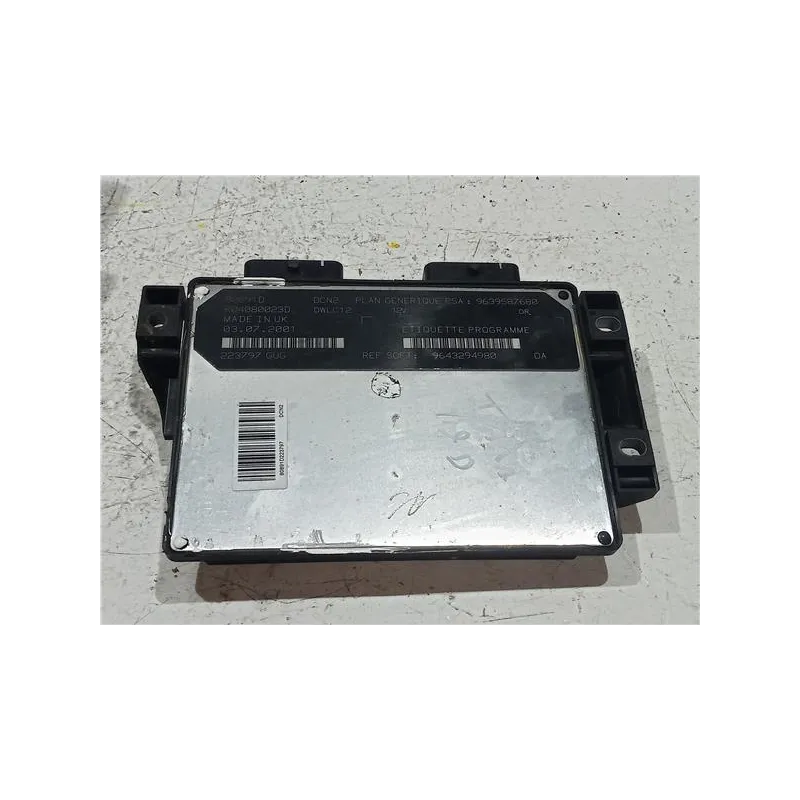 Recambio de centralita inyeccion para citroën xsara berlina (1997) 1.9 td referencia OEM IAM 9643294980 9639587680  