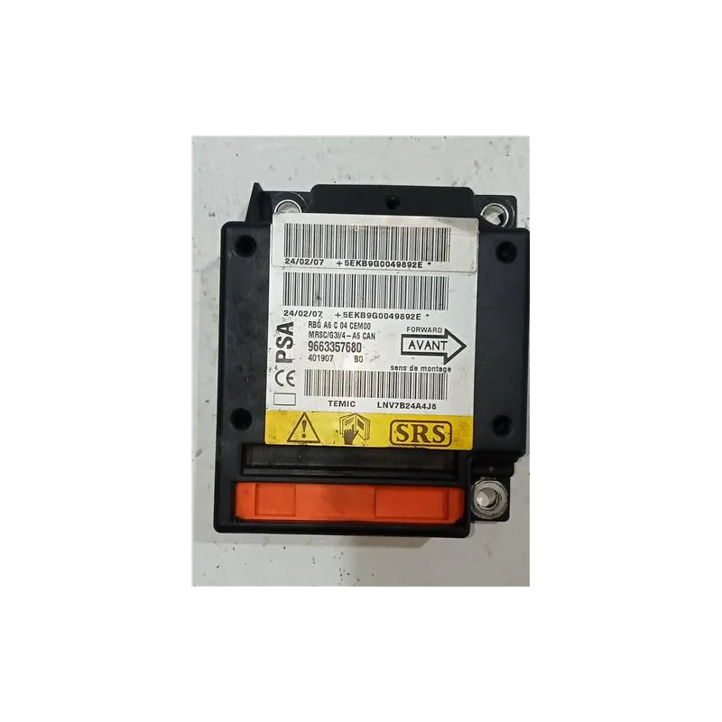 Recambio de centralita airbag para citroën c2 (2003) 1.1 referencia OEM IAM 9663357680  