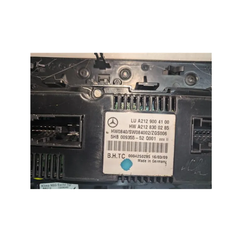 Recambio de mandos climatizador para mercedes-benz clase e 651 924 referencia OEM IAM A2129004100  