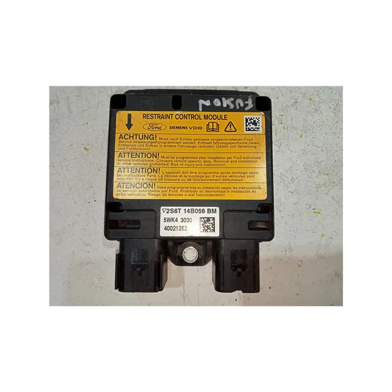 Recambio de centralita airbag para ford fusion (cbk)(2002) 1.4 tdci referencia OEM IAM 5WK43030  