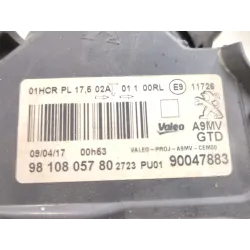 Recambio de faro delantero derecho para peugeot 208 i (ca_, cc_) 1.2 vti 82 referencia OEM IAM 9810805780  