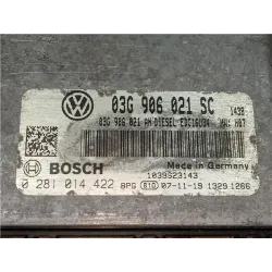 Recambio de centralita inyeccion para seat leon (1p1)(05.2005) tdi 16v referencia OEM IAM 03G906021SC  