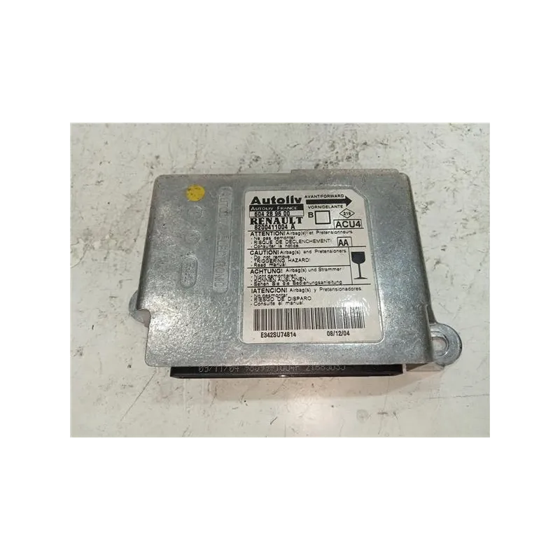 Recambio de centralita airbag para renault megane ii classic berlina (2003) referencia OEM IAM 604289600  