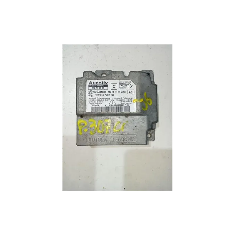 Recambio de centralita airbag para peugeot 307 berlina (s2) x-line 16v hdi fap rhr referencia OEM IAM 606877500  