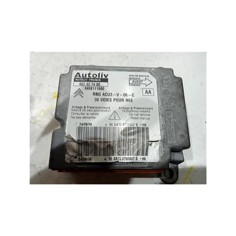 Recambio de centralita airbag para citroën xsara picasso (1999) 1.6 hdi referencia OEM IAM 9659111980  