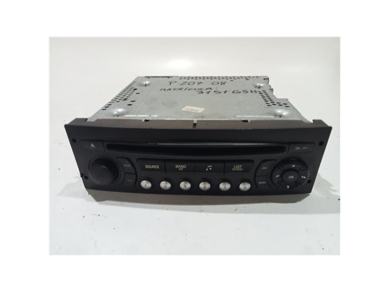 Recambio de radio cd para peugeot 207 (2006) 1.4 confort [1,4 ltr. - 50 kw hdi] referencia OEM IAM E20307090  