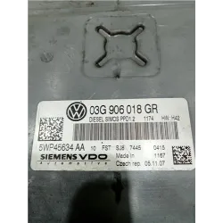 Recambio de centralita inyeccion para seat leon (1p1)(05.2005) tdi 16v referencia OEM IAM 6577837020 5WP45634AA  