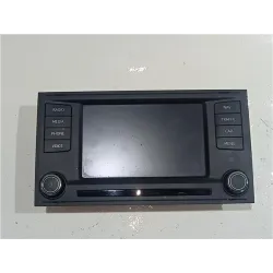 Recambio de pantalla navegador para seat leon (5f1)(09.2012) 2.0 fr [2,0 ltr. - 135 kw tdi] referencia OEM IAM 5F0919603A  