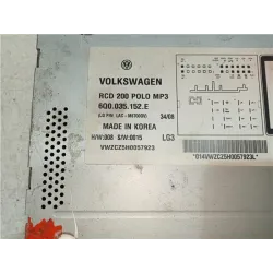 Recambio de radio cd para volkswagen polo iv (9n3)(04.2005) referencia OEM IAM 6Q0035152E  
