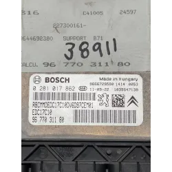 Recambio de centralita inyeccion para citroën c4 ii (nc_) 1.6 hdi 90 referencia OEM IAM 0281017862  