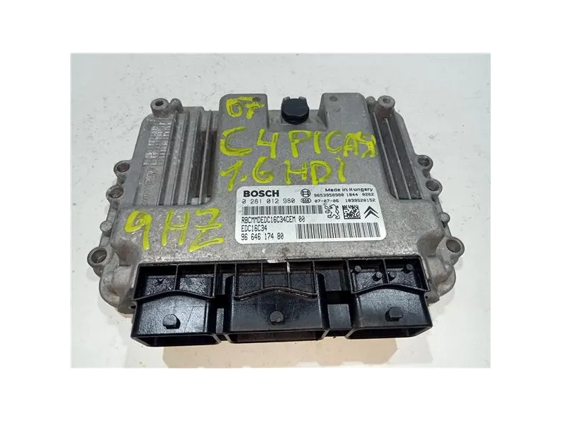 Recambio de centralita inyeccion para citroën c4 picasso (2007) 1.6 hdi referencia OEM IAM 9664617480  