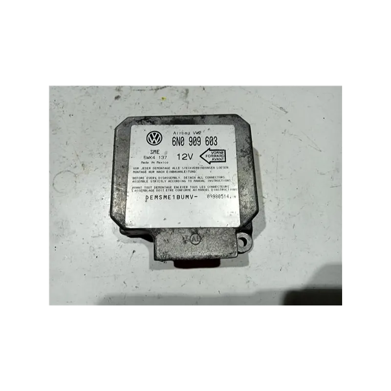 Recambio de centralita airbag para seat toledo (1m2)(03.1999) 1.9 tdi referencia OEM IAM 6N0909603  