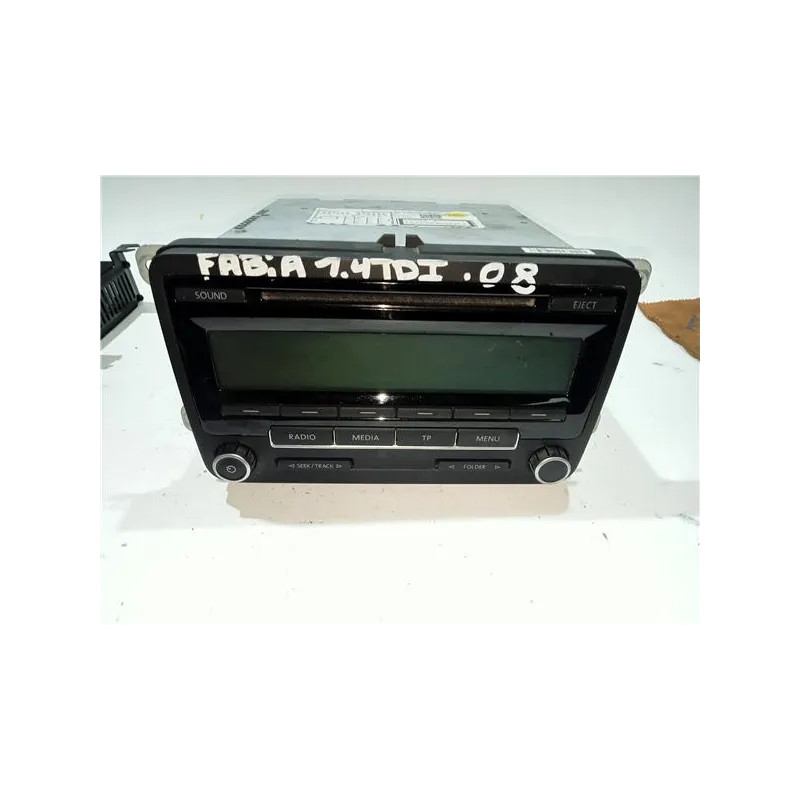 Recambio de radio cd para skoda fabia (5j2)(2007) 1.4 tdi referencia OEM IAM 8157647201360  