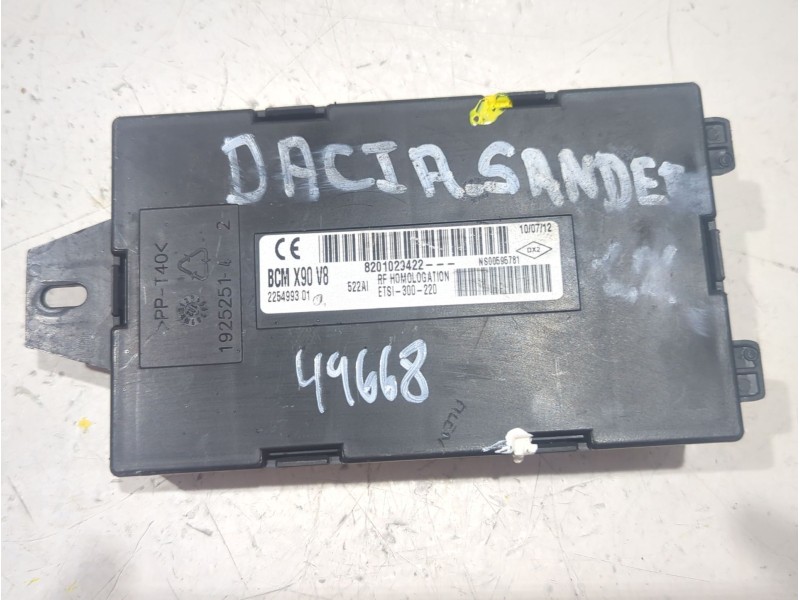 Recambio de modulo electronico para dacia sandero ii 1.2 referencia OEM IAM 8201029422  
