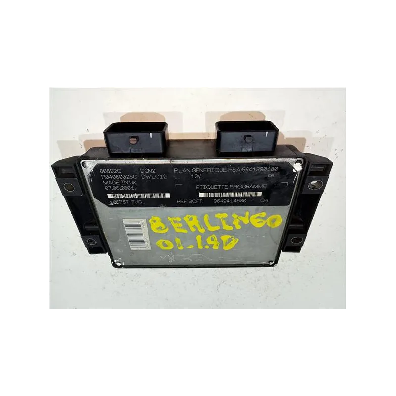 Recambio de centralita inyeccion para citroën berlingo (1996) 2.0 hdi 90 (mfrhy) referencia OEM IAM R04080025C  