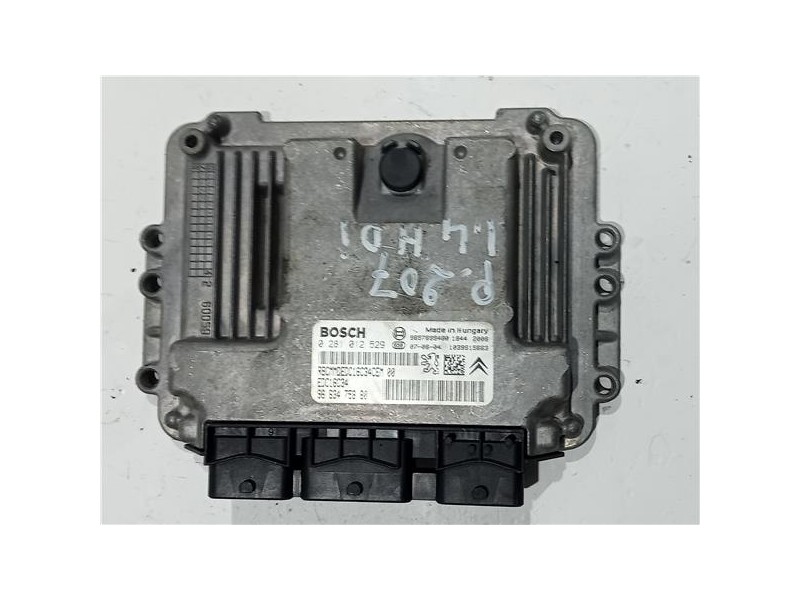 Recambio de centralita inyeccion para peugeot 207 (2006) 1.4 confort [1,4 ltr. - 50 kw hdi] referencia OEM IAM 0281012529 EDC16C