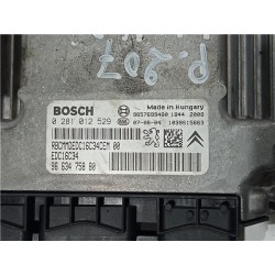 Recambio de centralita inyeccion para peugeot 207 (2006) 1.4 confort [1,4 ltr. - 50 kw hdi] referencia OEM IAM 0281012529 EDC16C
