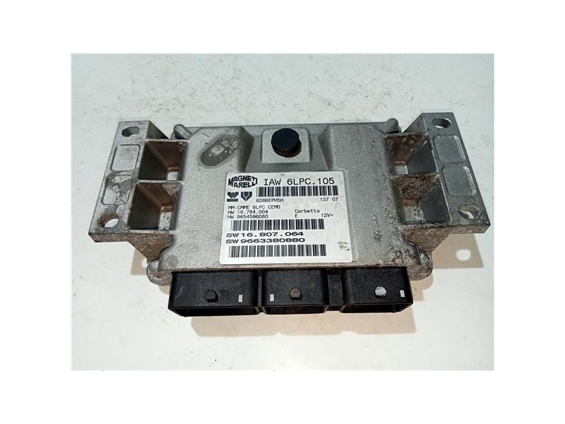 Recambio de centralita inyeccion para peugeot 207 (2006) 1.4 confort [1,4 ltr. - 50 kw hdi] referencia OEM IAM IAW6LPC105  
