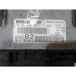 Recambio de centralita inyeccion para peugeot 206 (1998) 1.4 hdi eco 70 referencia OEM IAM 0281010707 EDC16C382  