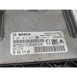 Recambio de centralita inyeccion para peugeot 308 (2013) referencia OEM IAM 109S60830 0281019817 RBCMMDEDC17C10DV6D97CEM01  