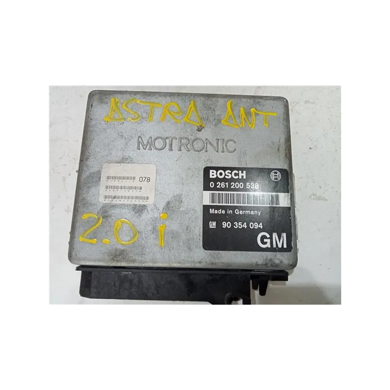 Recambio de centralita inyeccion para opel astra g berlina di referencia OEM IAM 0261200538  