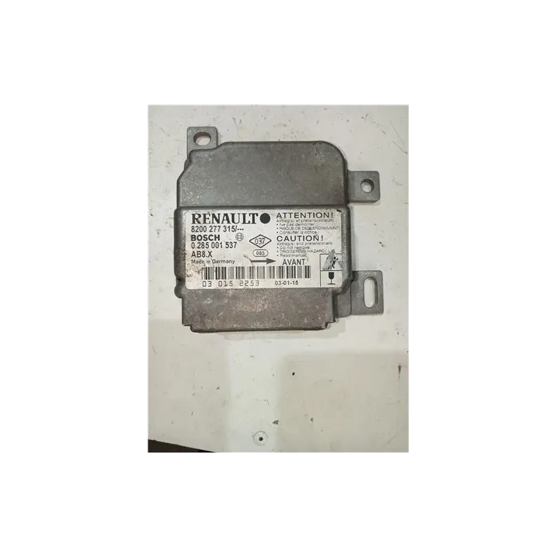 Recambio de centralita airbag para renault clio ii symbol (2001) referencia OEM IAM 8200277315  