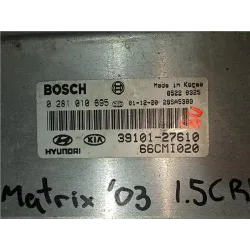 Recambio de centralita inyeccion para hyundai matrix (fc)(2001) 1.5 crdi referencia OEM IAM 0281010695 66CMI020  