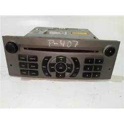 Recambio de radio cd para peugeot 407 hdi 135 referencia OEM IAM 9646871777  